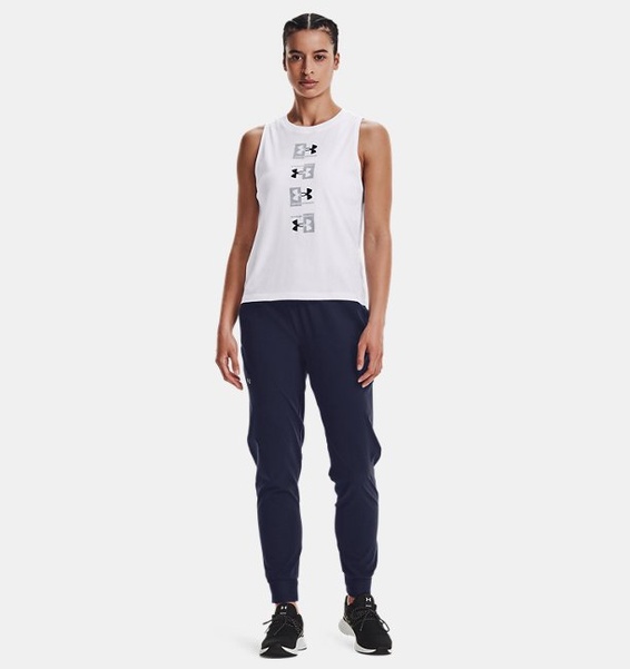 Lacivert Kadın UA Armour Sport Dokuma Eşofman Altı