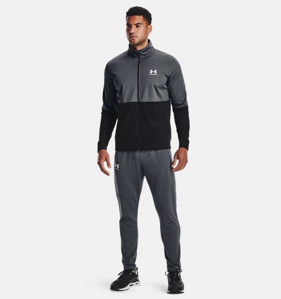 Gri Erkek UA Pique Track Eşofman Altı