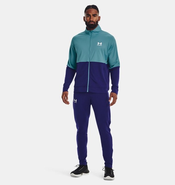 Mavi Erkek UA Pique Track Eşofman Altı