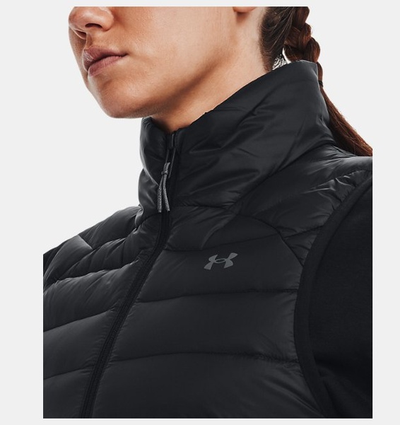 Siyah Kadın UA Armour Down 2.0 Yelek