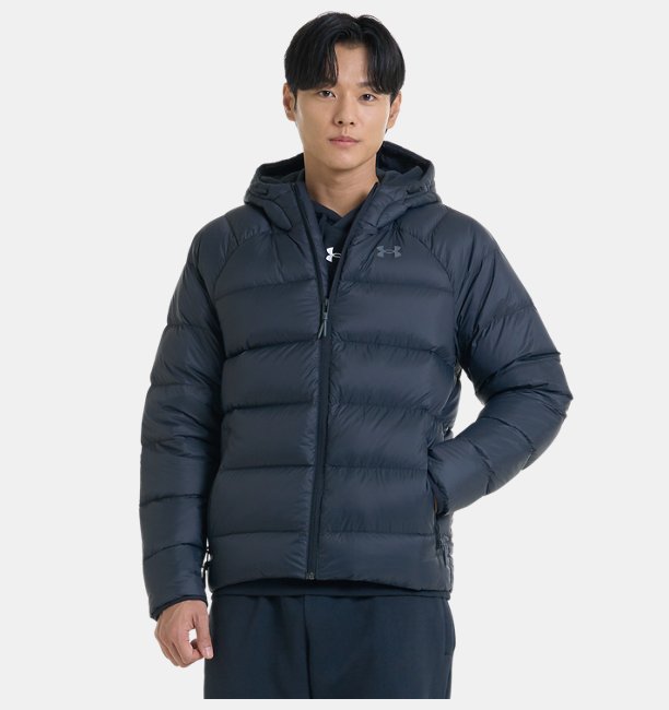 Erkek UA Storm Armour Down 2.0 Mont Siyah