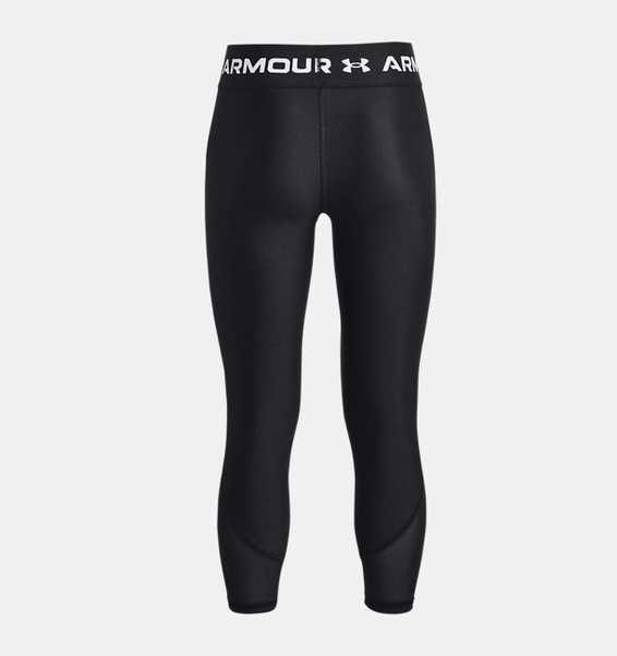 Siyah Kız Çocuk HeatGear® Armour Bilekte Crop