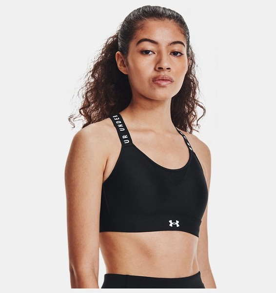 Siyah Kadın UA Infinity High Spor Sütyeni