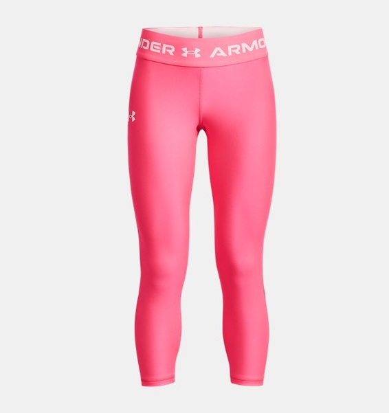 Pembe Kız Çocuk HeatGear® Armour Bilekte Crop