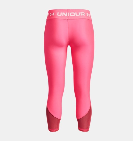 Pembe Kız Çocuk HeatGear® Armour Bilekte Crop