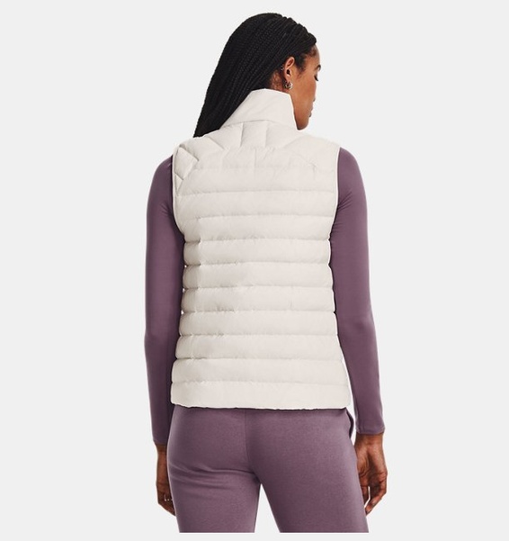 Beyaz Kadın UA Armour Down 2.0 Yelek