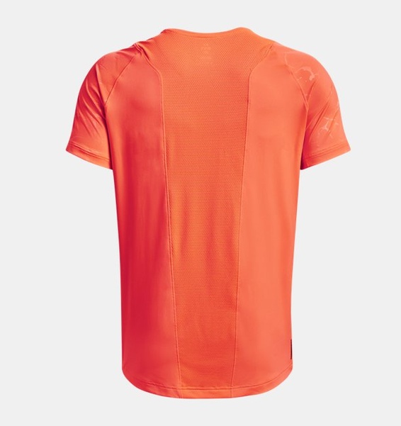 Turuncu Erkek UA RUSH™ Baskılı Kısa Kollu T-shirt
