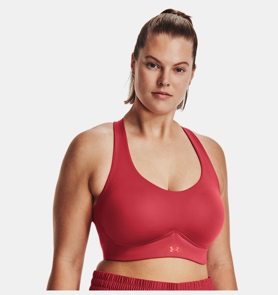 Kırmızı Kadın UA Vanish Elite Mid Spor Sütyeni