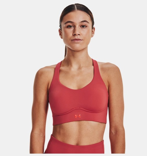 Kırmızı Kadın UA Vanish Elite Mid Spor Sütyeni