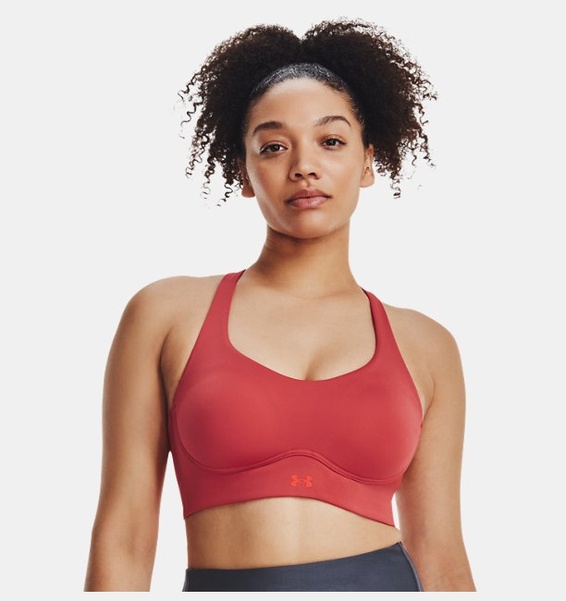 Kırmızı Kadın UA Vanish Elite Mid Spor Sütyeni