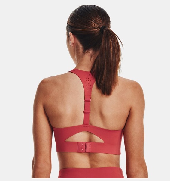 Kırmızı Kadın UA Vanish Elite Mid Spor Sütyeni