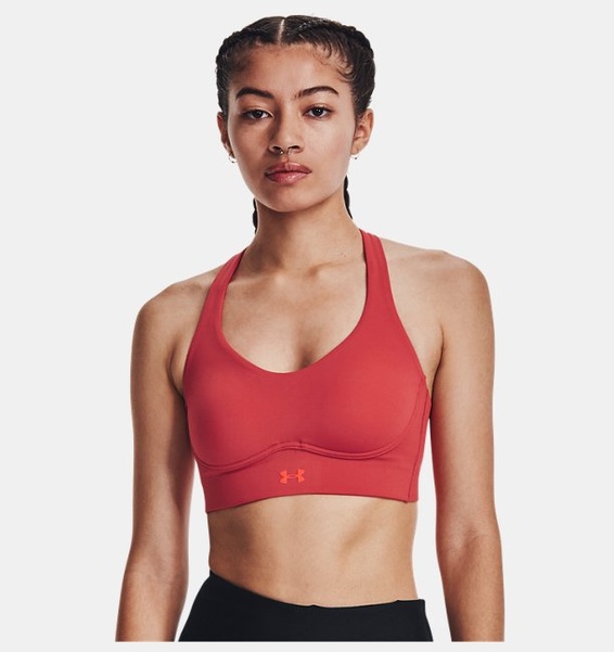 Kırmızı Kadın UA Vanish Elite Mid Spor Sütyeni