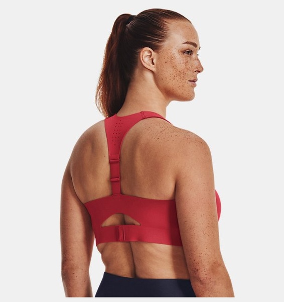 Kırmızı Kadın UA Vanish Elite Mid Spor Sütyeni