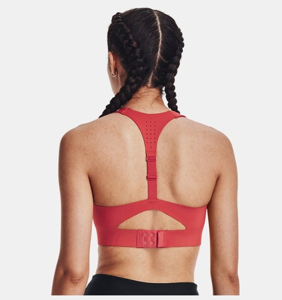 Kırmızı Kadın UA Vanish Elite Mid Spor Sütyeni