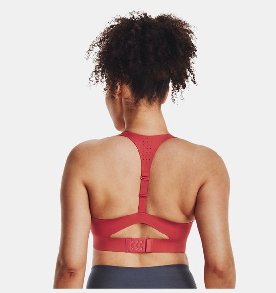 Kırmızı Kadın UA Vanish Elite Mid Spor Sütyeni