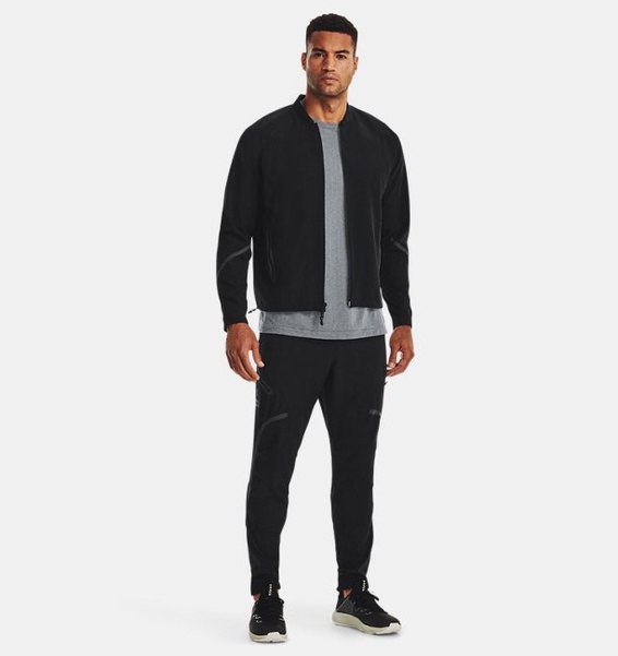 Siyah Erkek UA Unstoppable Bomber Mont