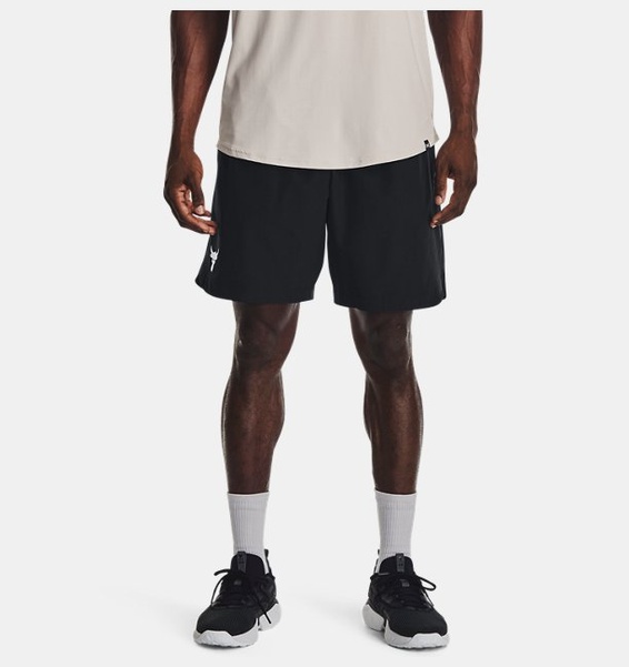 Siyah Erkek Project Rock Dokuma Şort