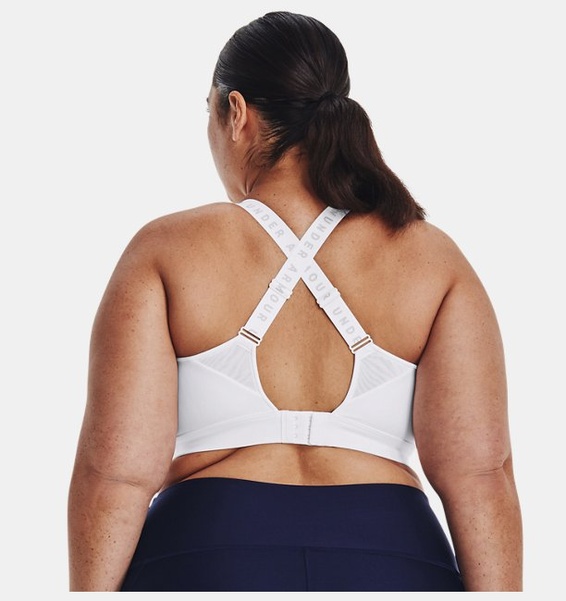 Beyaz Kadın UA Infinity High Spor Sütyeni