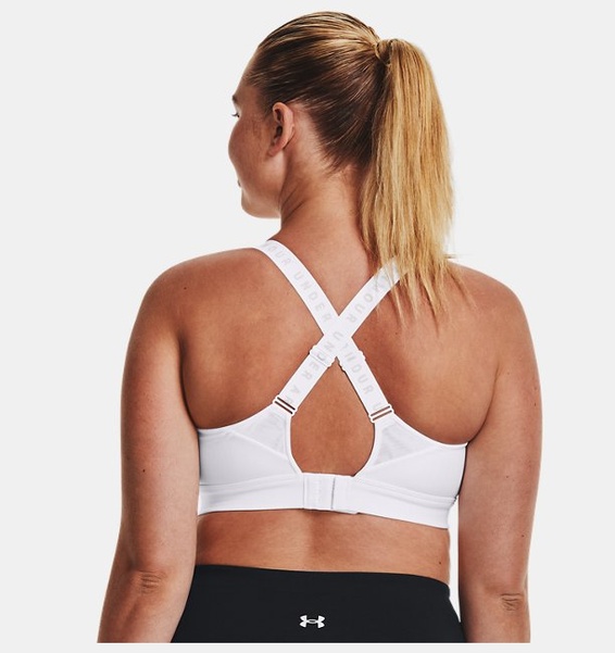 Beyaz Kadın UA Infinity High Spor Sütyeni