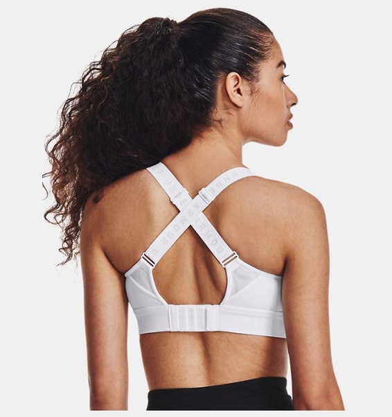 Beyaz Kadın UA Infinity High Spor Sütyeni