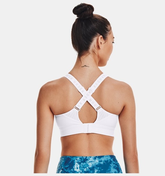 Beyaz Kadın UA Infinity High Spor Sütyeni