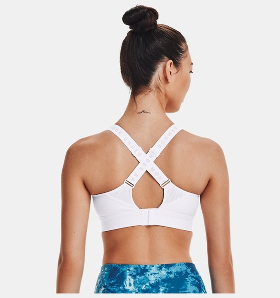 Beyaz Kadın UA Infinity High Spor Sütyeni