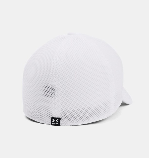 Beyaz Erkek UA Iso-chill Driver Mesh Şapka