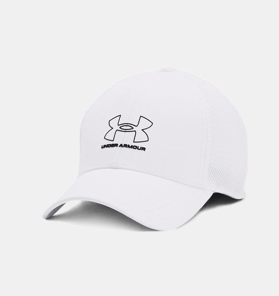 Beyaz Erkek UA Iso-chill Driver Mesh Şapka