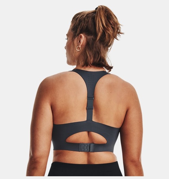 Gri Kadın UA Vanish Elite Mid Spor Sütyeni