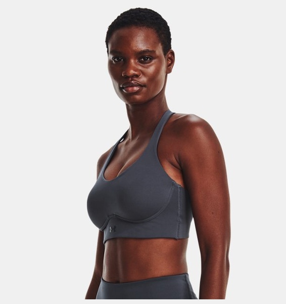 Gri Kadın UA Vanish Elite Mid Spor Sütyeni