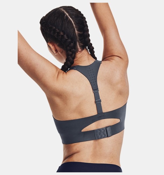 Gri Kadın UA Vanish Elite Mid Spor Sütyeni