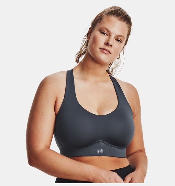 Gri Kadın UA Vanish Elite Mid Spor Sütyeni