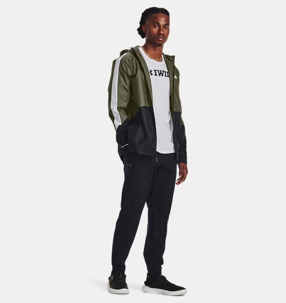 Yeşil Erkek UA Legacy Windbreaker Mont