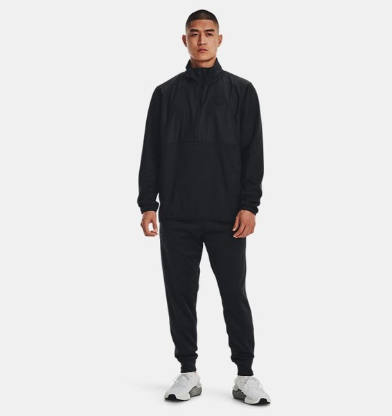 Siyah Erkek UA AF Storm 1/2 Zip Sweatshirt