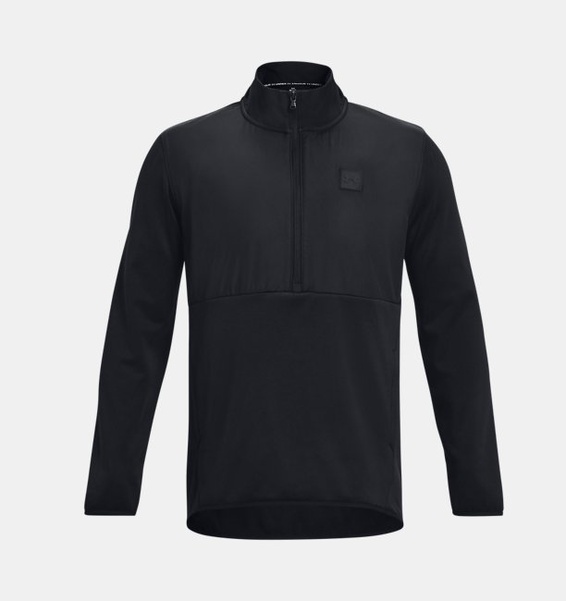 Siyah Erkek UA AF Storm 1/2 Zip Sweatshirt