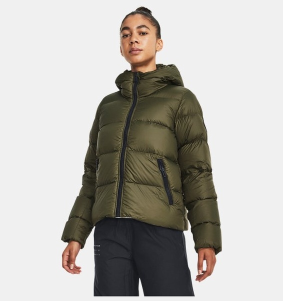 Yeşil Kadın UA Storm ColdGear® Infrared Down Mont