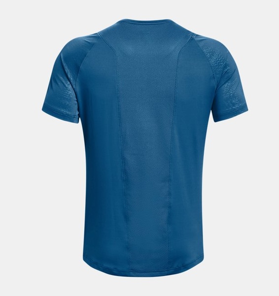 Mavi Erkek UA RUSH™ Baskılı Kısa Kollu T-shirt
