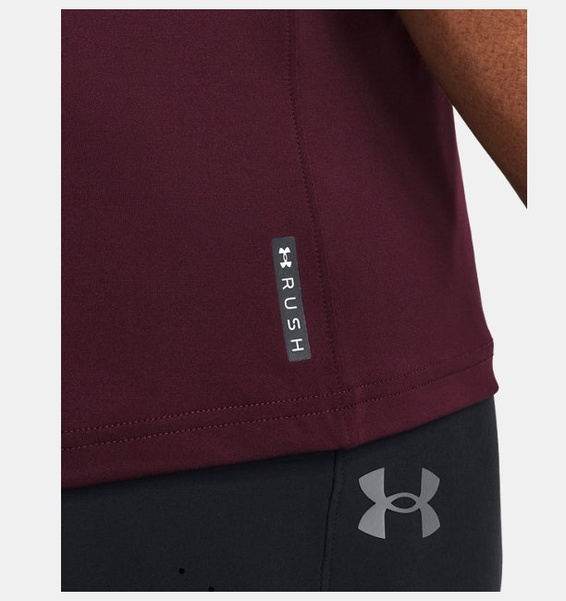Kırmızı Erkek UA RUSH™ Baskılı Kısa Kollu T-shirt