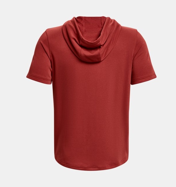 Kırmızı Erkek Project Rock Terry Kısa Kollu Kapüşonlu Üst