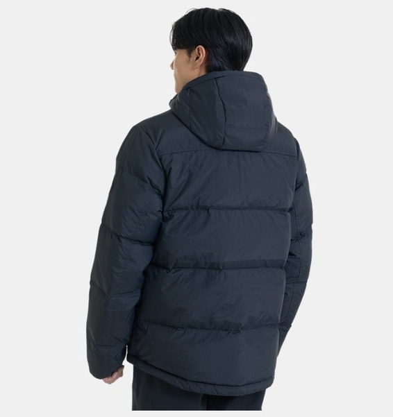 Siyah Erkek ColdGear® Infrared Down Crinkle Mont