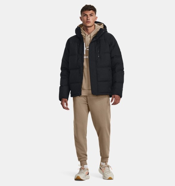 Siyah Erkek ColdGear® Infrared Down Crinkle Mont