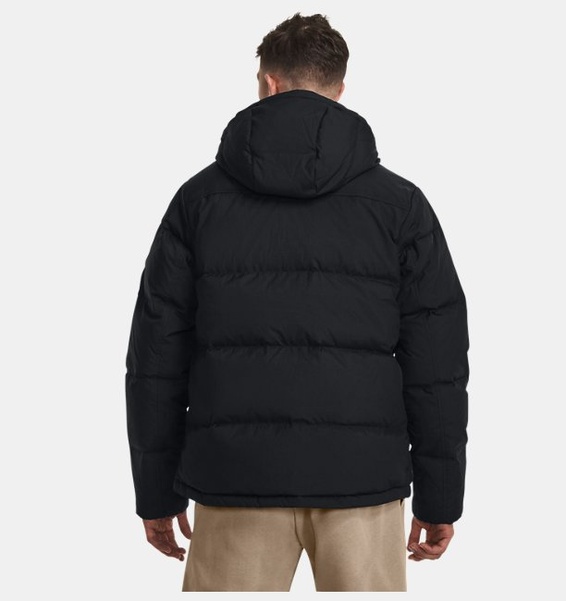 Siyah Erkek ColdGear® Infrared Down Crinkle Mont