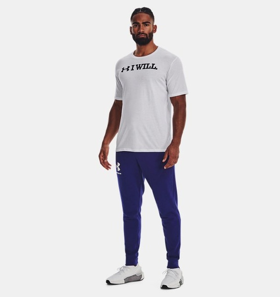 Beyaz Erkek UA I Will Kısa Kollu T-shirt