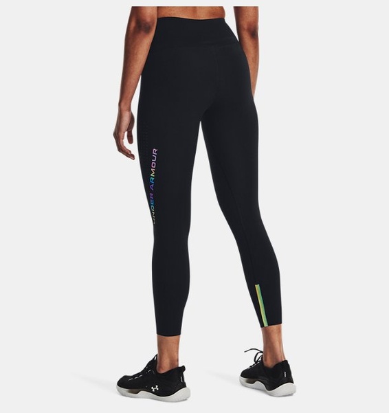 Siyah Kadın UA RUSH™ SmartForm Bilekte Tayt