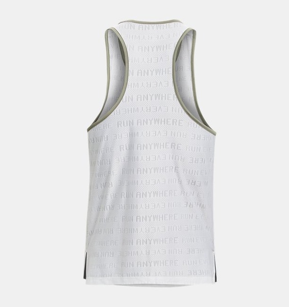 Beyaz Erkek UA Run Everywhere Singlet Atlet