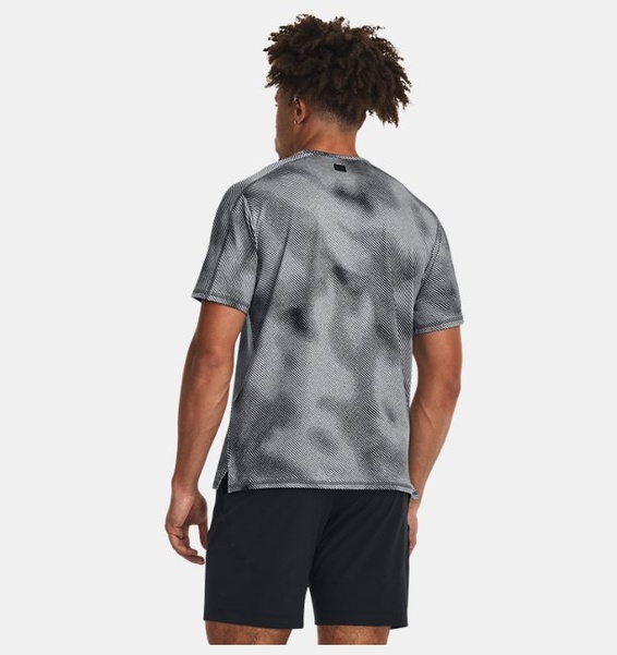 Siyah Erkek UA Meridian Baskılı Kısa Kollu T-shirt