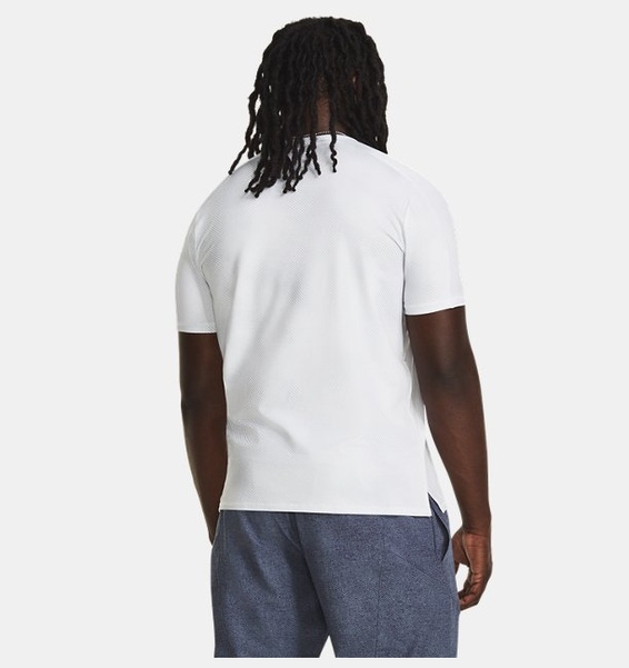 Beyaz Erkek UA Meridian Baskılı Kısa Kollu T-shirt