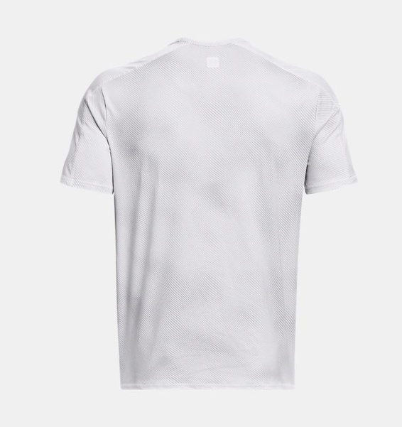 Beyaz Erkek UA Meridian Baskılı Kısa Kollu T-shirt