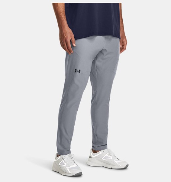 Gri Erkek UA Unstoppable Textured Tapered Eşofman Altı