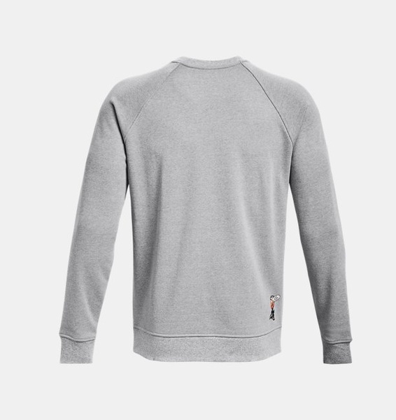 Gri Erkek UA Heavyweight Terry Rose Bisiklet Yaka